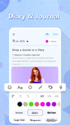 My Journal Diary android App screenshot 4